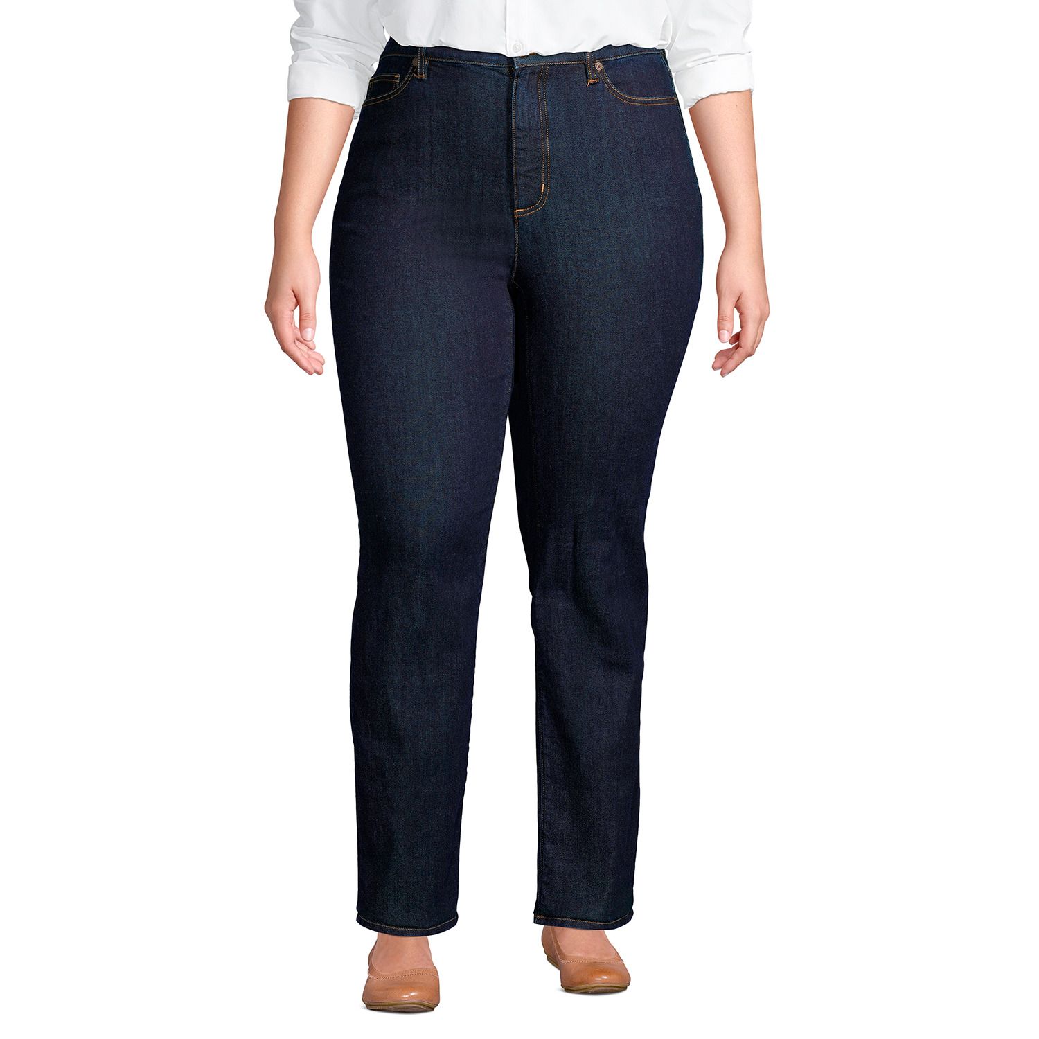 lands end plus size jeans