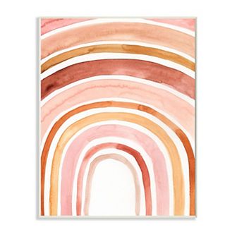 Stupell Home Decor Warm Red Shades Watercolor Plaque Wall Art