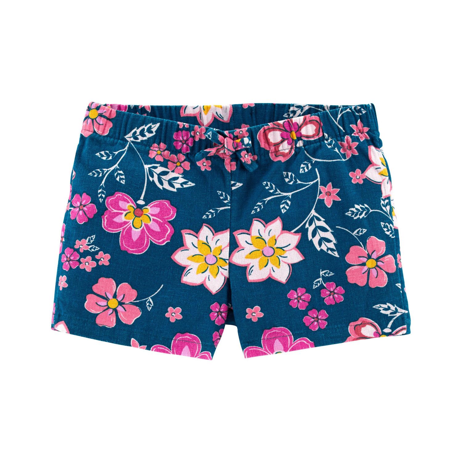 floral pull on shorts