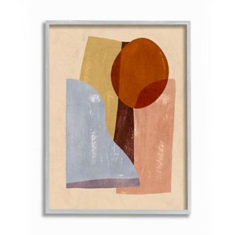 Stupell Home Decor Desert Landscape Shapes Framed Wall Art