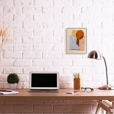 Stupell Home Decor Desert Landscape Shapes Framed Wall Art