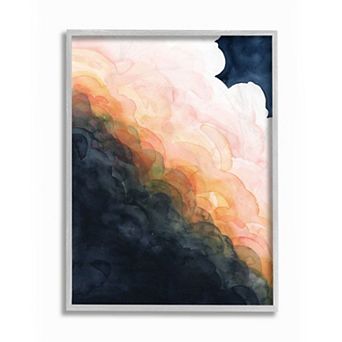 Stupell Home Decor Storm Cloud Watercolor Framed Wall Art