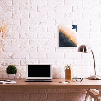 Stupell Home Decor Storm Cloud Abstraction at Sunset Watercolor Wall Art