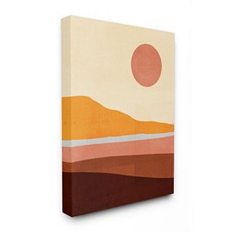 Stupell Home Decor Abstract Beach Canvas Wall Art - 16" x 20"