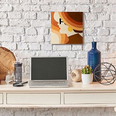 Stupell Home Decor Retro Portrait Canvas Wall Art