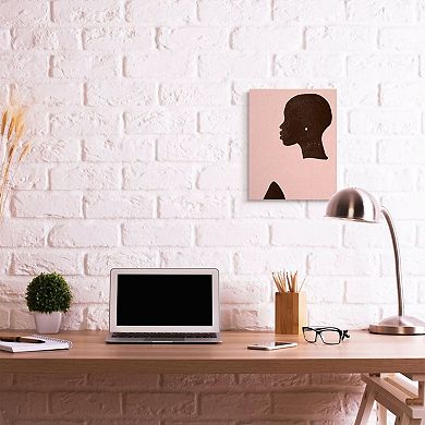 Stupell Home Decor Glam Portrait Canvas Wall Art