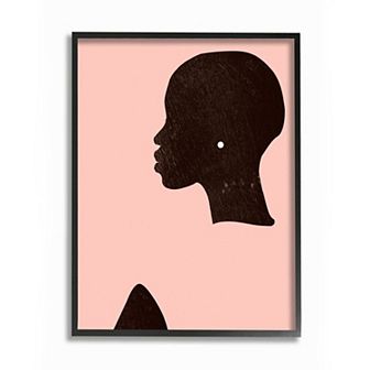 Stupell Home Decor Glam Portrait Framed Wall Art