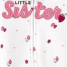Baby Girl Carter's "Little Sister" 2-Way Zip Cotton Sleep & Play