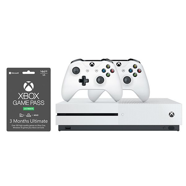 Somatische cel Vorm van het schip tyfoon Xbox One S Console with Ultimate Game Pass + Controller Bundle