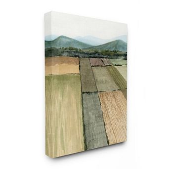 Stupell Home Decor Green Farm Land Canvas Wall Art
