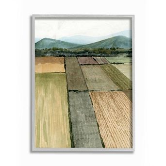 Stupell Home Decor Farm Land Framed Wall Art