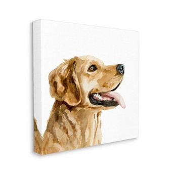 Stupell Home Decor Watercolor Labrador Canvas Wall Art