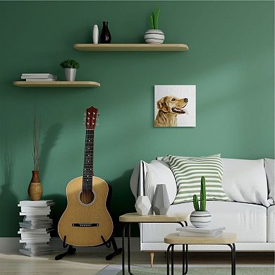 Stupell Home Decor Watercolor Labrador Canvas Wall Art
