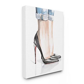 Stupell Home Decor Fashion Heels Canvas Wall Art