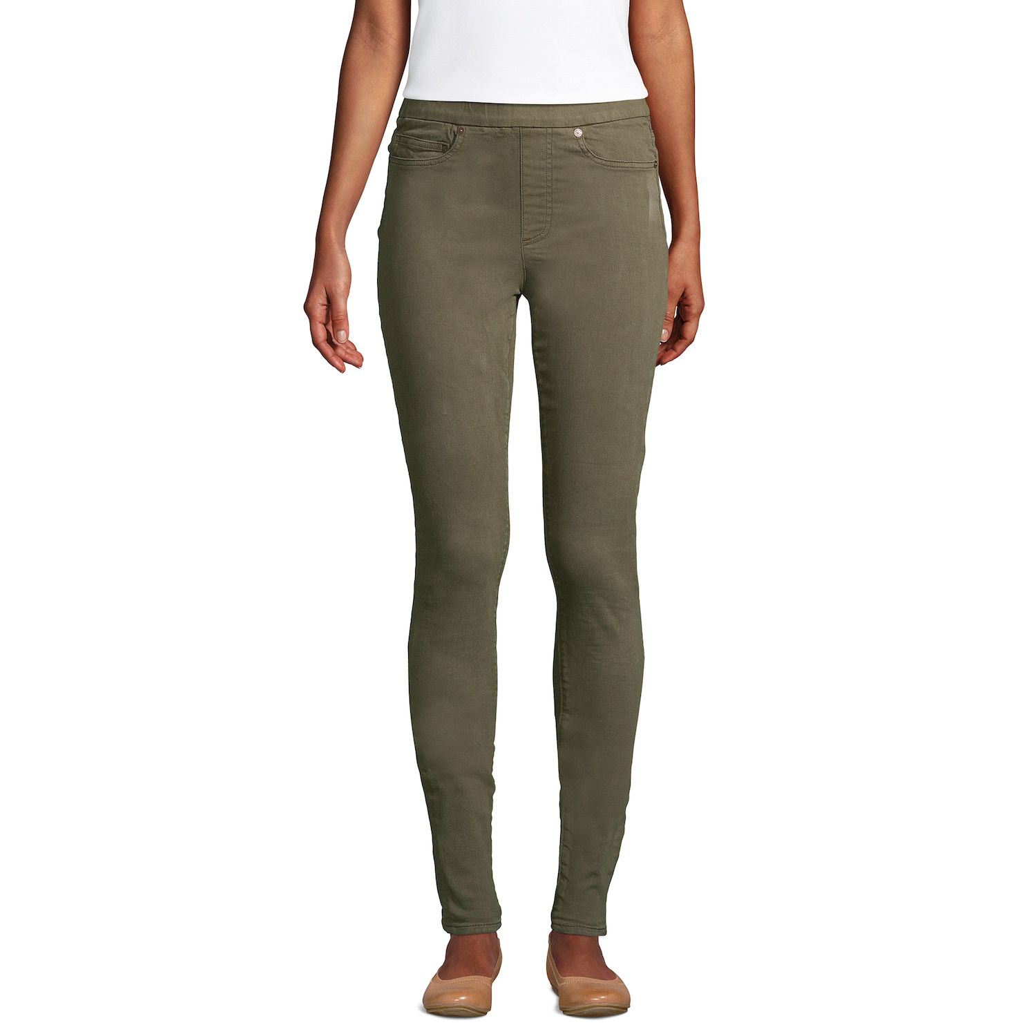 petite pull on skinny jeans