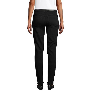 Petite Lands' End Midrise Straight-Leg Jeans