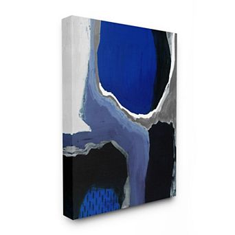 Stupell Home Decor Abstract Cobalt Blue Canvas Wall Art