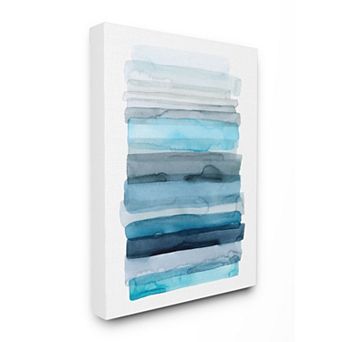 Stupell Home Decor Water Inspired Ombre Canvas Wall Art