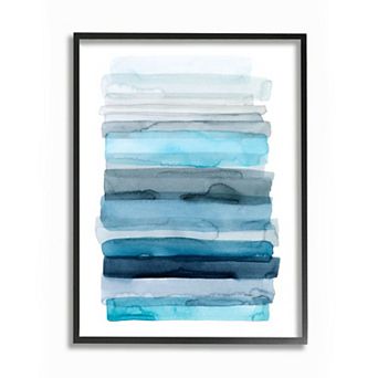Stupell Home Decor Water Inspired Ombre Framed Wall Art