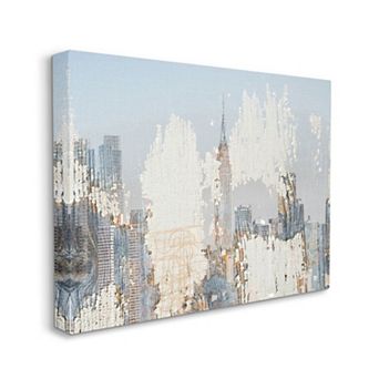 Stupell Home Decor Distressed New York City Canvas Wall Art