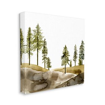 Stupell Home Decor Pine Tree Forest Canvas Wall Art