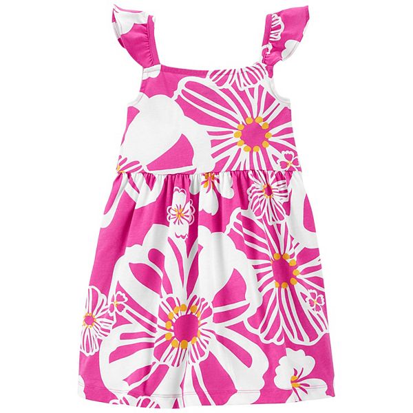 Toddler Girl Carter's Tropical Jersey Dress