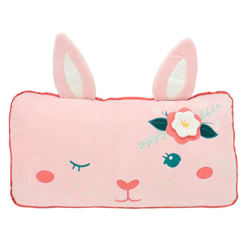 Animal Adventure Soft Landing Pillow, Pink, 6X28