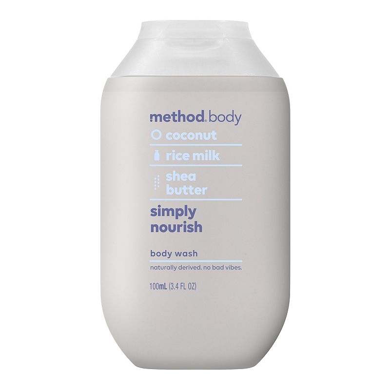 UPC 817939018651 product image for Method Body Wash - Simply Nourish, 3.4 fl oz., Size: 3.4 Oz | upcitemdb.com