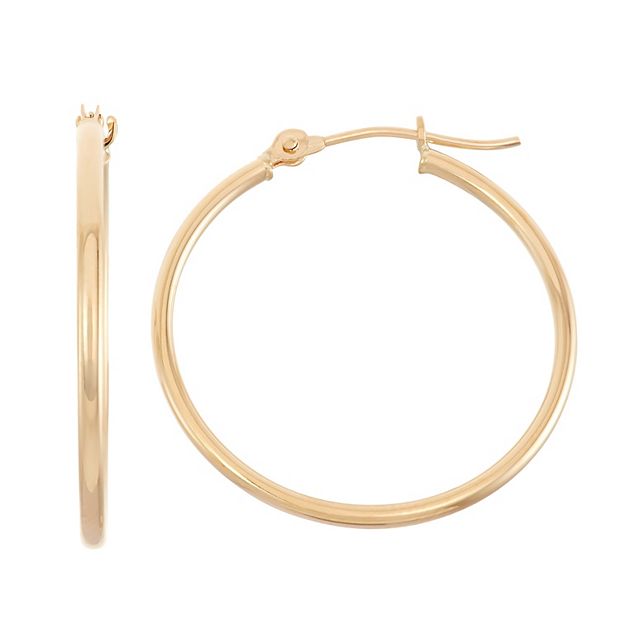 Kohls gold shop earrings hoops