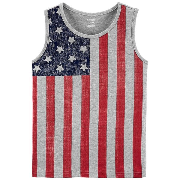 Boys 4-12 Carter's 4th Of July Graphic Tank Top