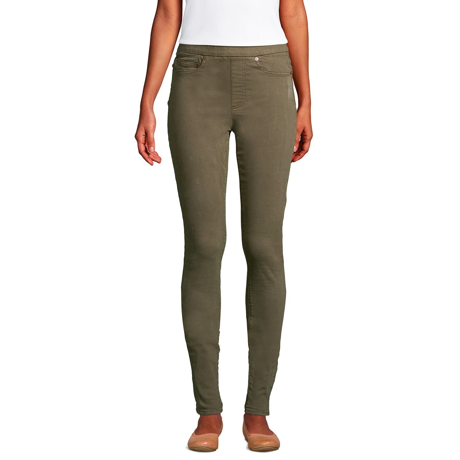 kohls khaki skinny jeans