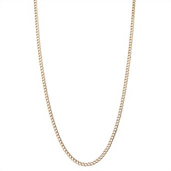 Jordan Blue 10k Gold Curb Chain Necklace