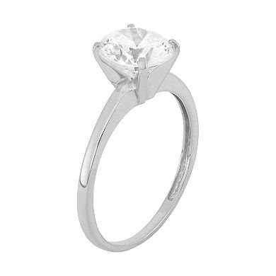 10k Gold Solitaire Ring