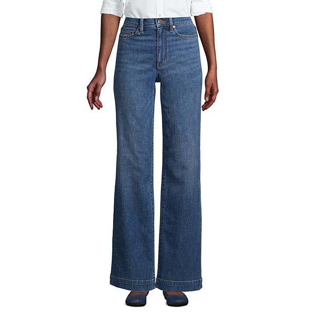 Lands end women's petite hot sale jeans