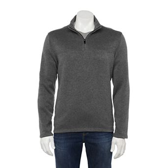 Men's Apt. 9 Sweater Fleece Quarter Zip Pullover
