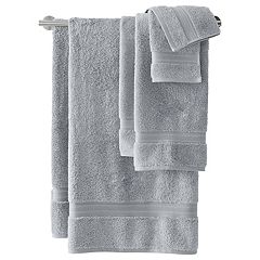 Pewter Supima Cotton Bath Towel Set