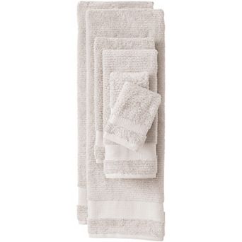 Lands' End Organic Cotton Towel 6 pc Set