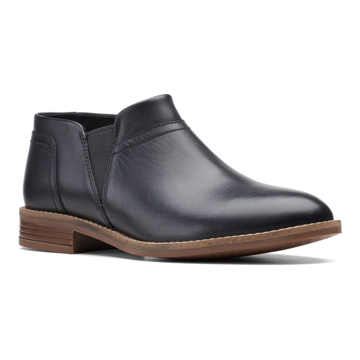 clarks womens leather loafers