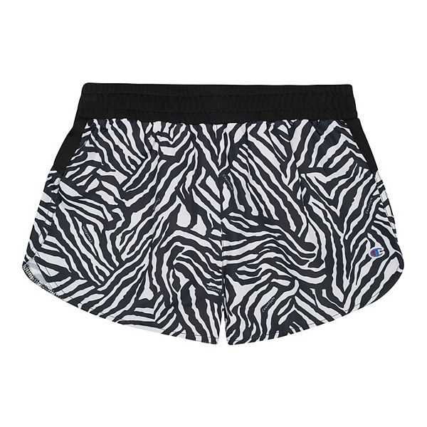Girls 7-16 Champion® Zebra Print Woven Shorts