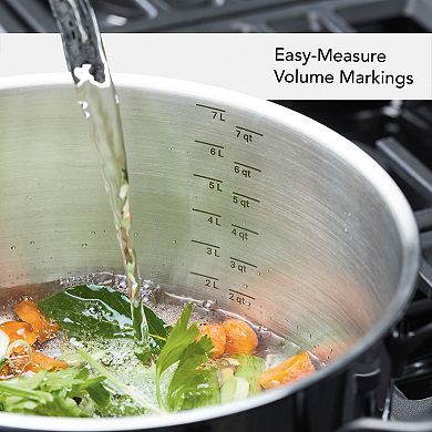 KitchenAid 5-Ply Clad 8-qt. Stainless Steel Stockpot with Lid