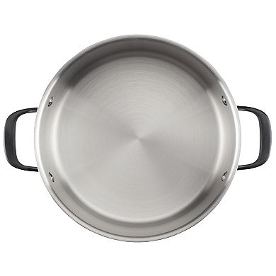KitchenAid 5-Ply Clad 8-qt. Stainless Steel Stockpot with Lid