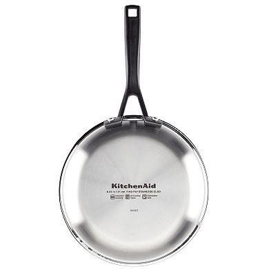 KitchenAid 5-Ply Clad 8.25-in. Stainless Steel Nonstick Frypan