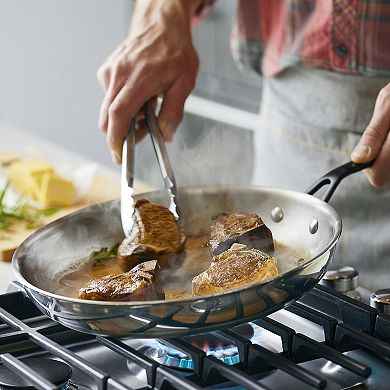 KitchenAid 5-Ply Clad 12.25-in. Stainless Steel Frypan