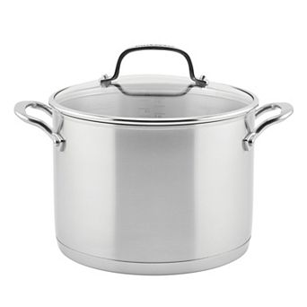 KitchenAid® 3-Ply 8-qt Stainless Steel Stockpot with Lid