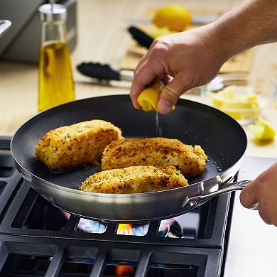 KitchenAid 3-Ply 12-in. Stainless Steel Nonstick Frypan