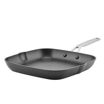 KitchenAid® Hard-Anodized Induction 11.25 in Nonstick Square Grill Pan