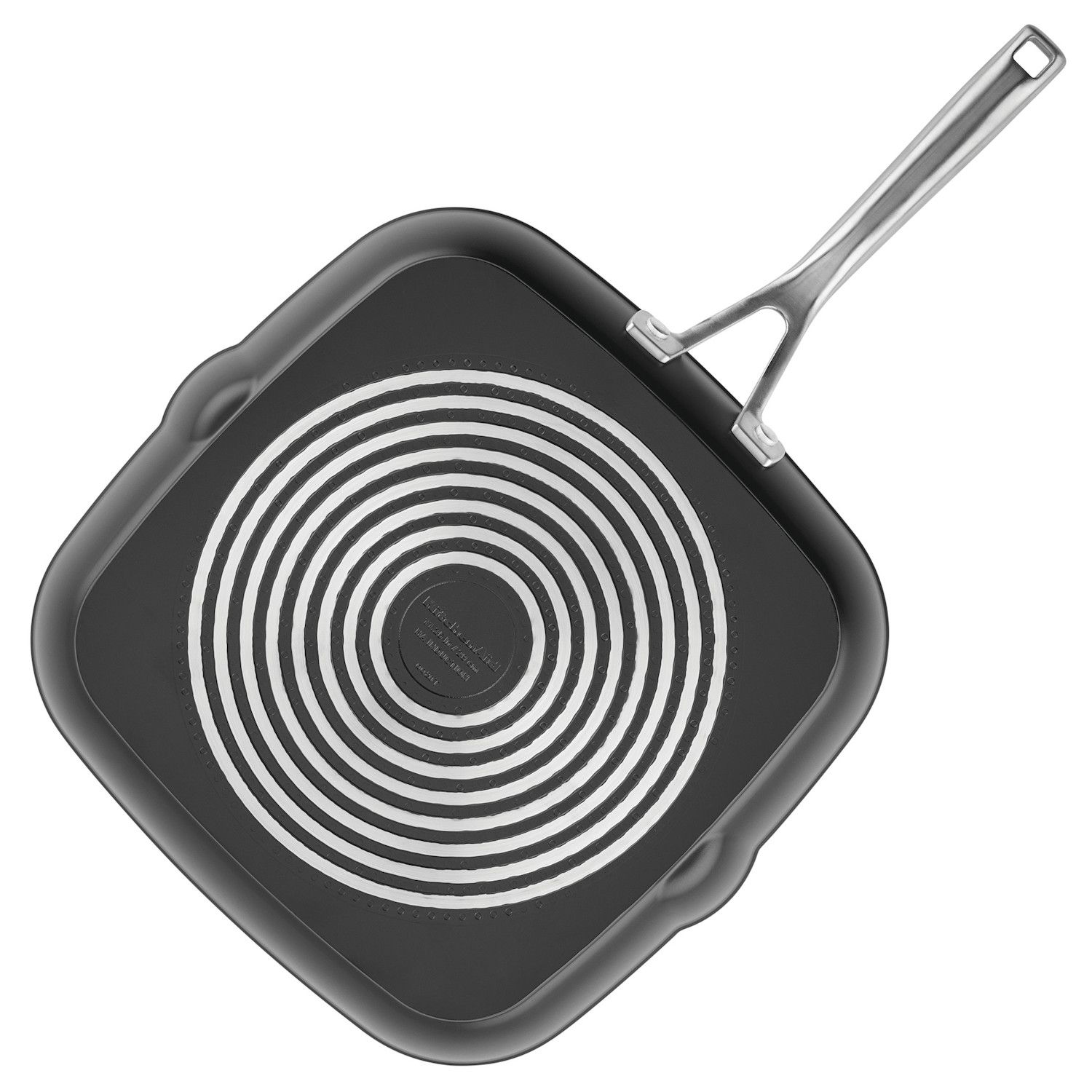 KitchenAid Hard-Anodized Induction Nonstick Square Grill Pan - Thumbnail 2