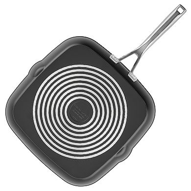 KitchenAid Hard-Anodized Induction 11.25-in. Nonstick Square Grill Pan