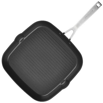 KitchenAid Hard Anodized Induction 11.25 in. Nonstick Square Grill Pan