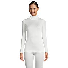 Lands' End Women's Silk Interlock Thermal Long Underwear Base Layer Tank  Top 